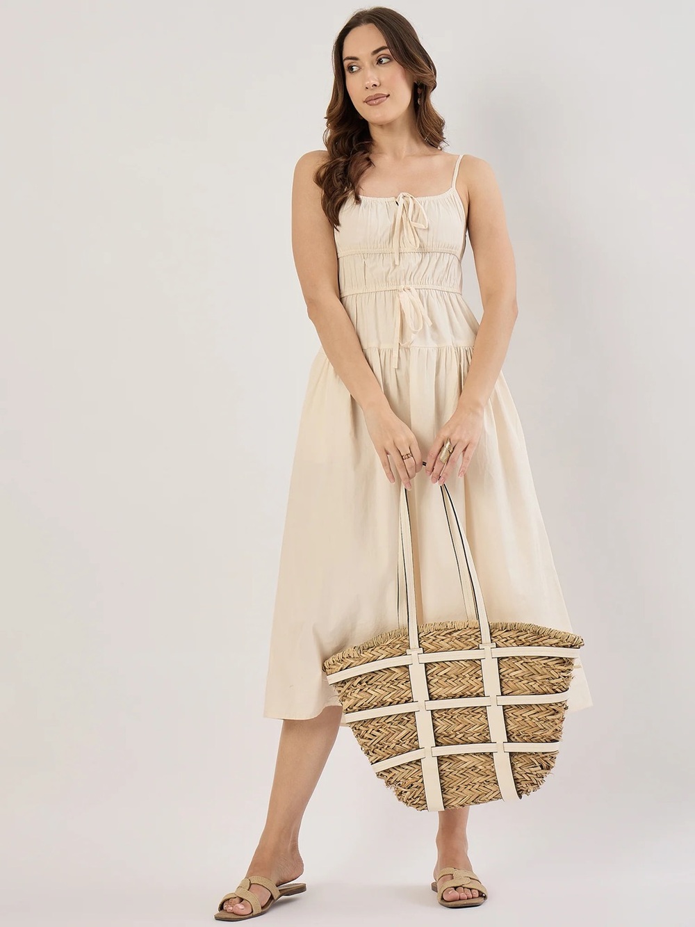 NWT Sim & Sam Rayon/Linen Sundress